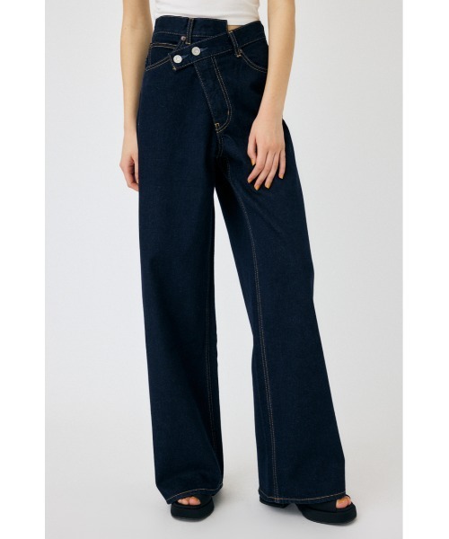 MOUSSY（マウジー） ジーンズ デニム デニムパンツ CROSS WAIST WIDE