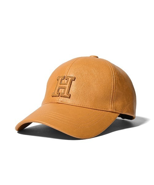 HOMEGAME キャップ 帽子 ホームゲーム - Hロゴ レザーキャップ「H LOGO