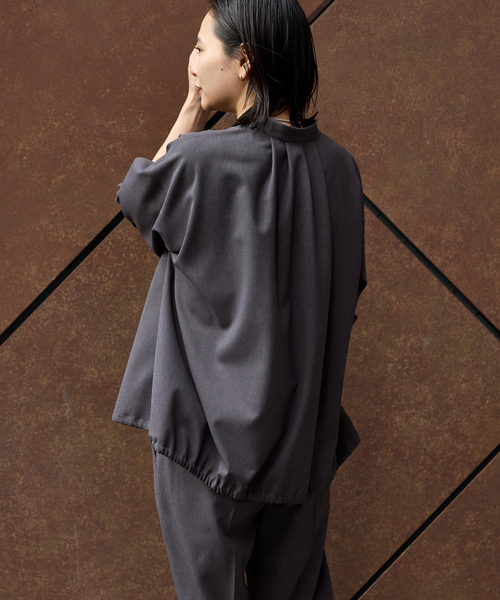 ブラウス シャツ ウーリッシュツイルタックボリュームシャツ レディース JOURNAL STANDARD ブラウス シャツ ウーリッシュツイルタック