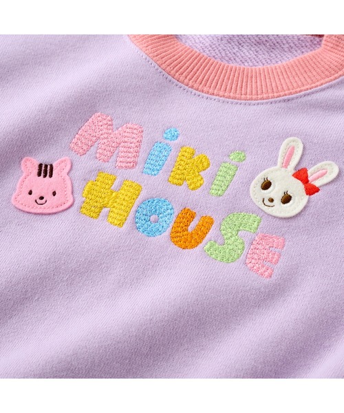 MIKI HOUSE（ミキハウス） トレーナー 刺繍ロゴトレーナー キッズ 子供