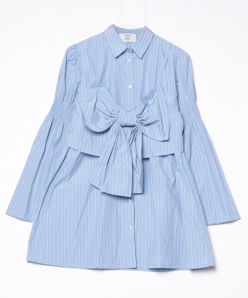 「jouetie」 長袖シャツ MEDIUM ブルー レディース jouetie 「jouetie」 長袖チュニック MEDIUM ブルー レディース