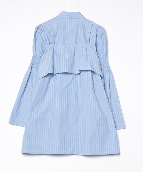 「jouetie」 長袖シャツ MEDIUM ブルー レディース jouetie 「jouetie」 長袖シャツ MEDIUM ブルー レディース