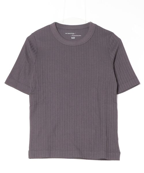 「NANO universe」 半袖Tシャツ M チャコール レディース