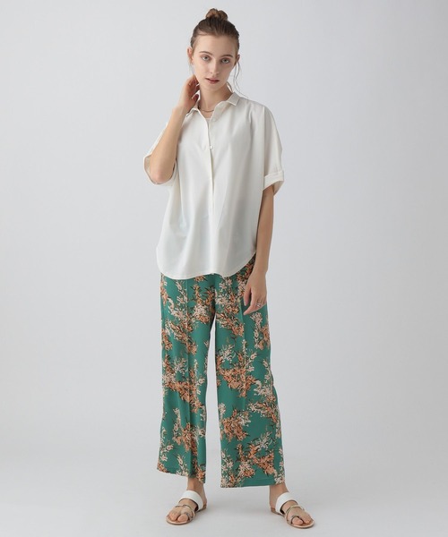 「saloon」 ドルマンスリーブシャツ FREE イエロー レディース_画像2