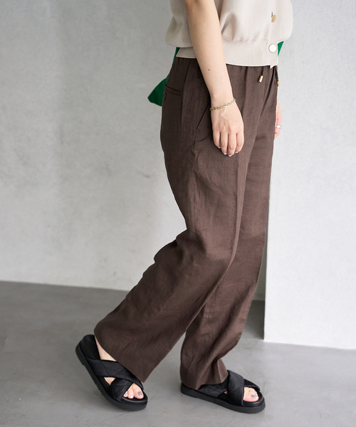 「LE TALON」 フラットサンダル X-LARGE ブラック×ブラック レディース_画像3