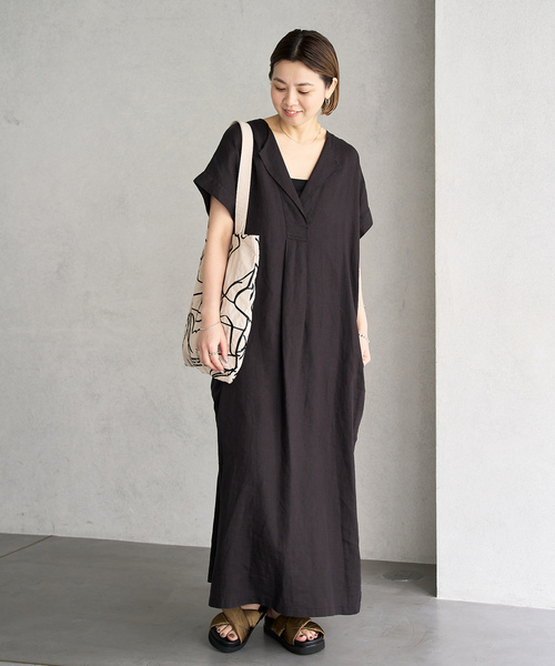 「LE TALON」 フラットサンダル X-LARGE ブラック×ブラック レディース_画像5