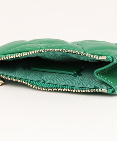「kate spade new york」 カードケース ONESIZE グリーン レディース