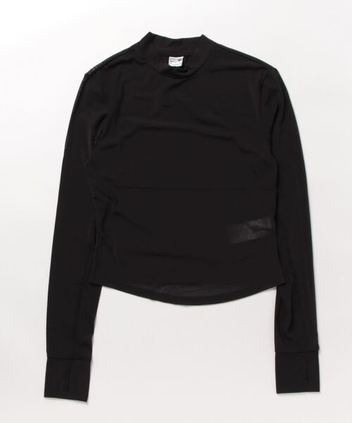 「PUMA」 長(zhǎng)袖カットソー LARGE ブラック レディース