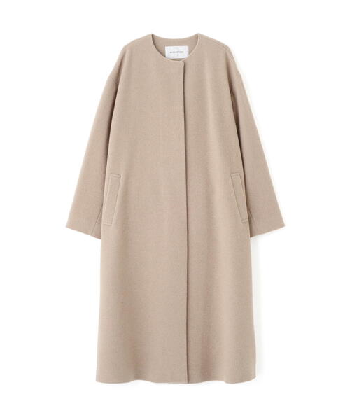 N.natural beauty basic ノーカラーコート NATURAL BEAUTY BASIC ノーカラーコート コート フォルムノー