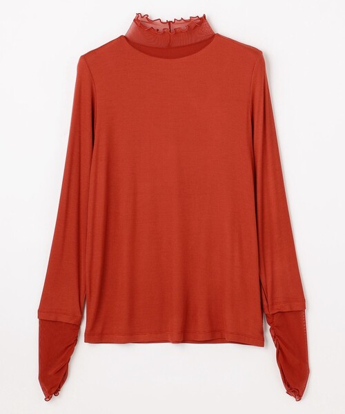 Deuxieme Classe 新品未使用Sheer タートルネック Tシャツ New Sheer Waffle Tシャツ（Tシャツ／カットソー）｜Deuxieme Classe