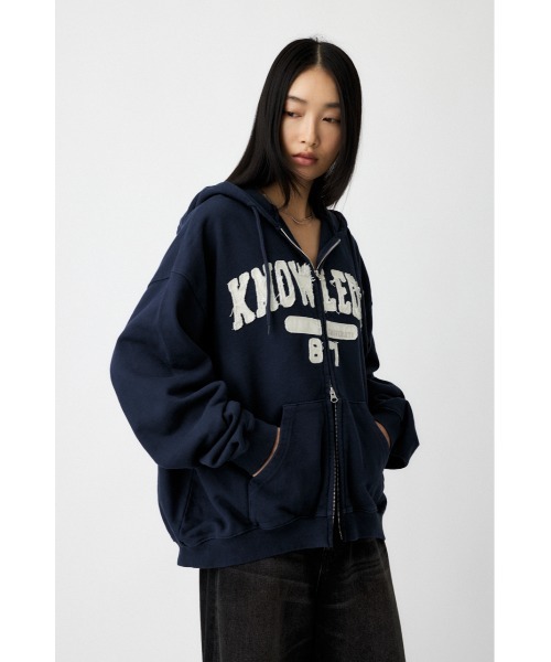 パーカー COLLEGIATE ZIP フ―ディー レディース | MOUSSY | 09