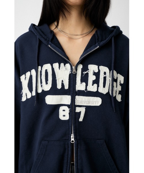 パーカー COLLEGIATE ZIP フ―ディー レディース | MOUSSY | 12
