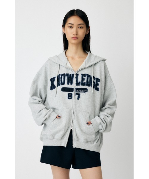パーカー COLLEGIATE ZIP フ―ディー レディース | MOUSSY | 18