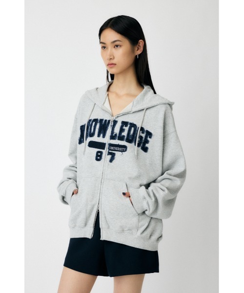 パーカー COLLEGIATE ZIP フ―ディー レディース | MOUSSY | 20