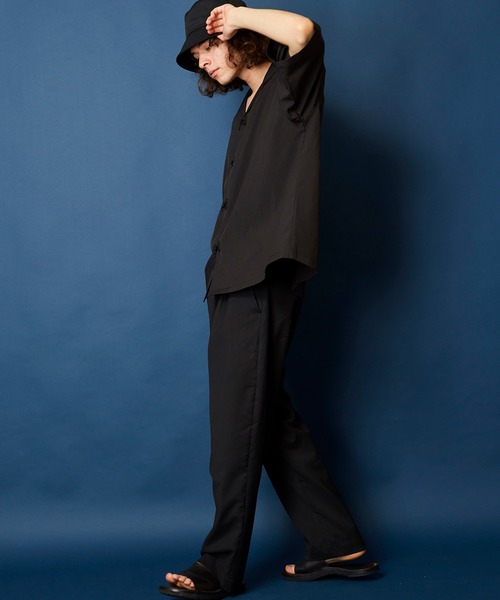 「MEMENTISM」 「unrelaxing」半袖シャツ FREE ブラウン メンズ_画像5