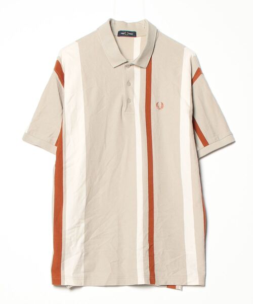 FRED PERRY ベージュ ポロシャツ　Lサイズ FRED PERRY（フレッドペリー） 半袖ポロシャツ LARGE ベージュ系その他