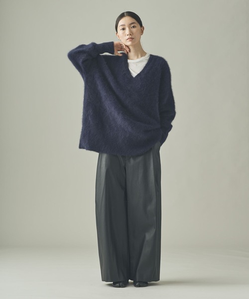 Curensology（カレンソロジー） ニット セーター /FOXカシミヤVネック