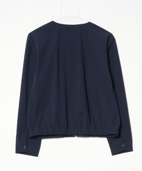 「Lugnoncure」 ジップアップブルゾン L ネイビー レディース_画像2