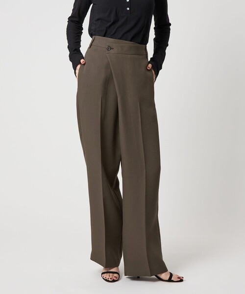 conte パンツ 「conte」ラップ ワイドパンツ レディース : ZOZOTOWN