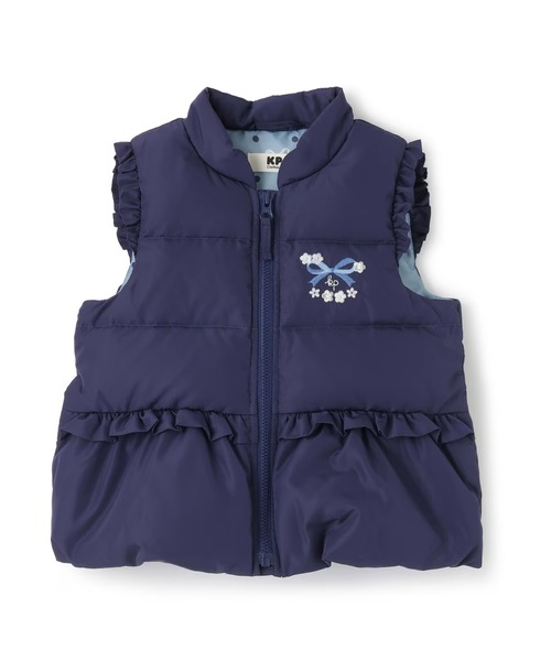 KP ダウンベスト アウター フリル ダウンベスト キッズ 子供服