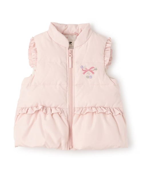 KP ダウンベスト アウター フリル ダウンベスト キッズ 子供服
