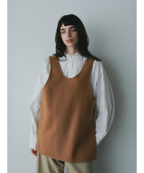 HER. ベスト ジレ ウールカシミヤリバーベスト レディース : ZOZOTOWN