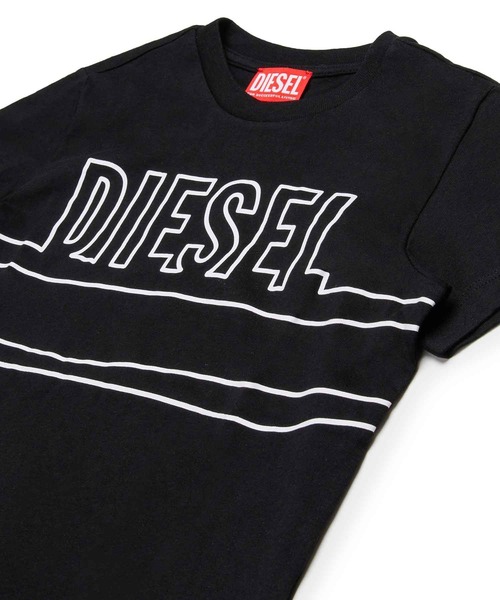 「DIESEL KIDS」 「KIDS」半袖Tシャツ 14Y ホワイト キッズ_画像4