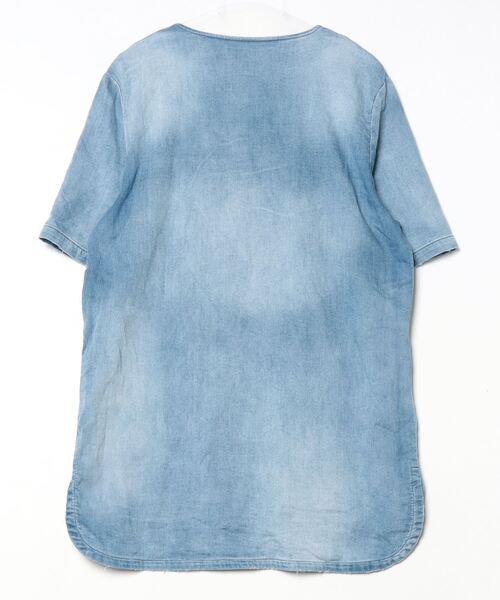 「glamb」 半袖Tシャツ 2 ブルー メンズ