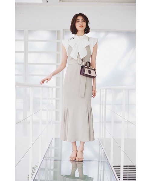 SNIDEL（スナイデル） キャミソールワンピース 0 ネイビー レディース