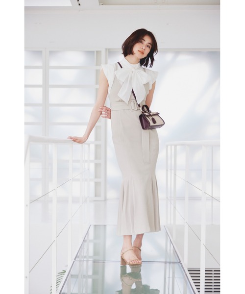 SNIDEL（スナイデル） キャミソールワンピース 0 ネイビー レディース