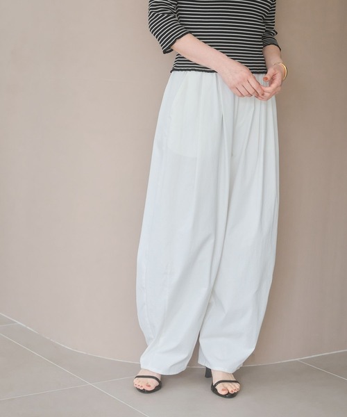 A part by（アパートバイ） イージーパンツ SMALL オフホワイト