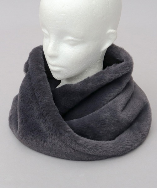 A.M.S. ネックウォーマー スヌード ソフトタッチ フェイクファー