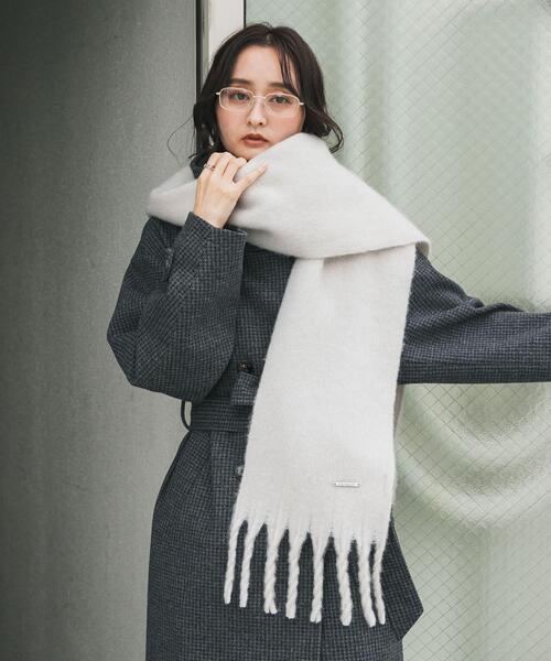 SENSE OF PLACE by URBAN RESEARCH マフラー ストール モヘアライク