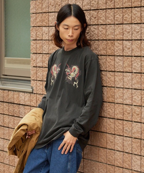 LONELY/論理 tシャツ LONELY(論理)/ロンリー”ORIENTAL龍” HEAVY OZ