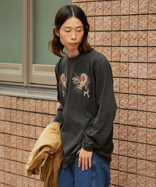 LONELY/論理 tシャツ LONELY(論理)/ロンリー”ORIENTAL龍” HEAVY OZ