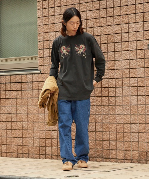 LONELY/論理 tシャツ LONELY(論理)/ロンリー”ORIENTAL龍” HEAVY OZ