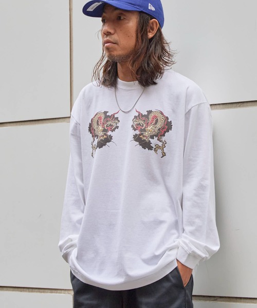LONELY/論理 tシャツ LONELY(論理)/ロンリー”ORIENTAL龍” HEAVY OZ