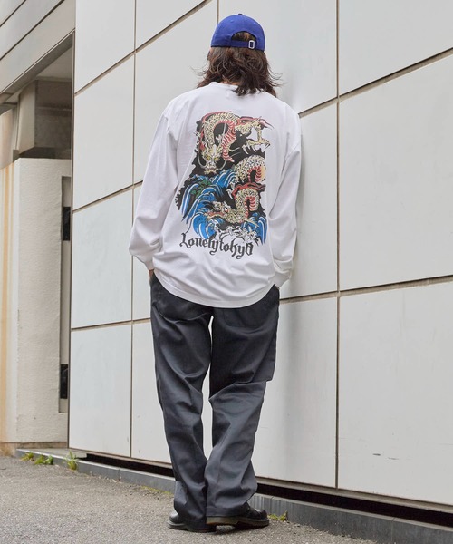 LONELY/論理 tシャツ LONELY(論理)/ロンリー”ORIENTAL龍” HEAVY OZ