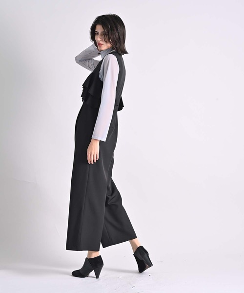 RAW FUDGE（ローファッジ） オールインワン ラッフル付オールインワン