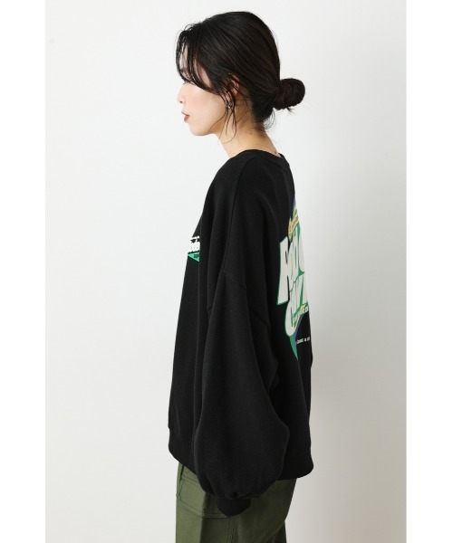 「RODEO CROWNS WIDE BOWL」 スウェットカットソー FREE ブラック レディース_画像3