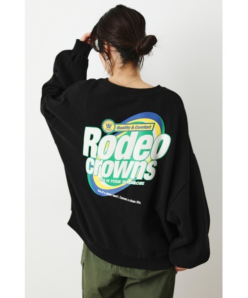 「RODEO CROWNS WIDE BOWL」 スウェットカットソー FREE ブラック レディース_画像4