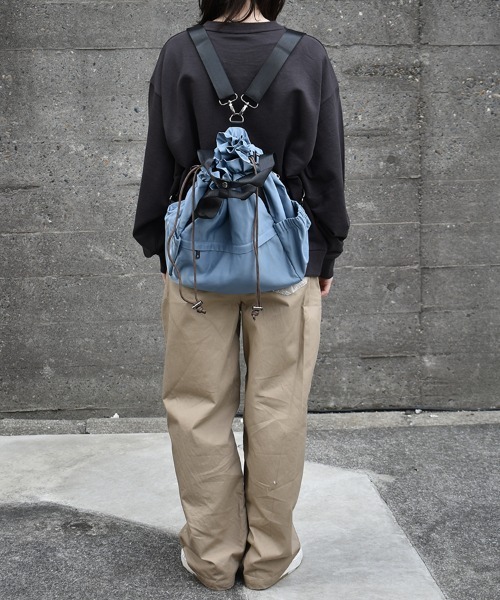 Bleu Bleuet（ブルーブルーエ） デイバック リュック 2WAYギャザー