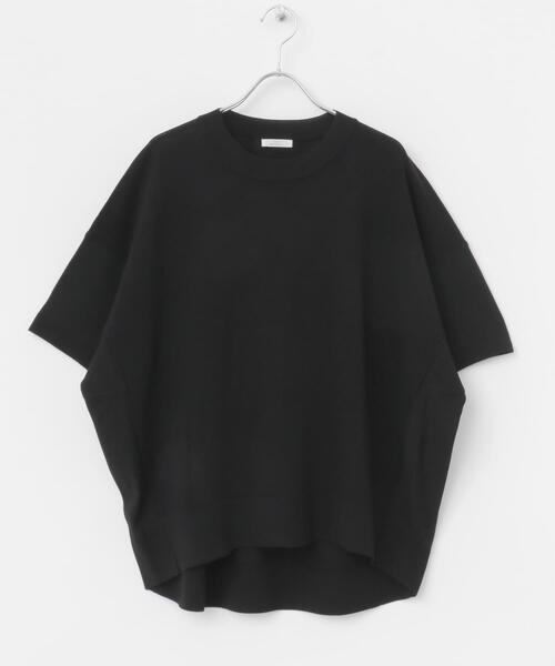 「ITEMS URBANRESEARCH」 半袖ニット FREE チャコールグレー レディース_画像9