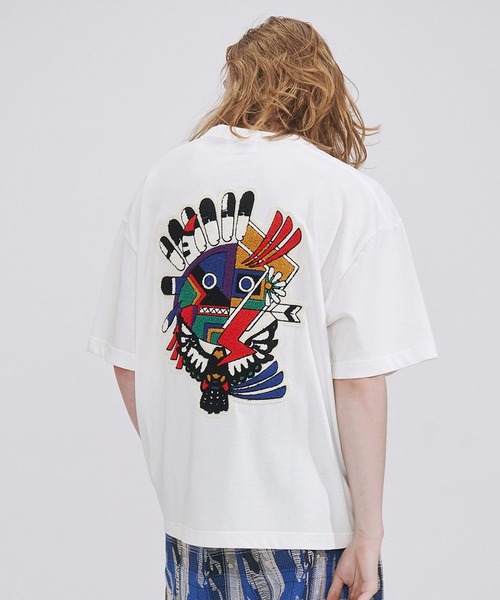 SeeSew tシャツ 「UNISEX」KOKOPELI WAPPEN TEE/ココペリワッペンT