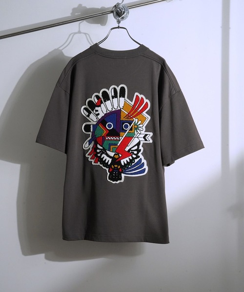 15C ココマーク ワッペン ツイードトリム カットソー Tシャツ 36 セール☆1290円→990円ボーダーワッペンTシャツ キッズ メール便不可