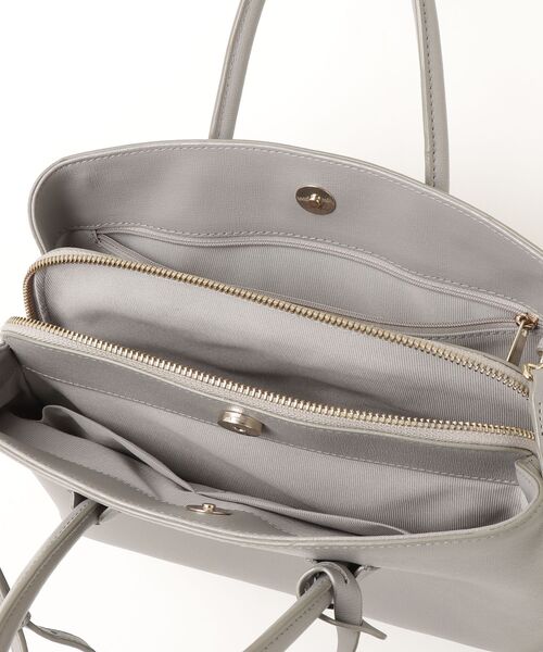 (極美品)大人気、フルラ、2wayバッグ、リンダ、オールレザー、人気色、グレー 極美品)大人気、フルラ、2wayバッグ、リンダ、オールレザー、人気色