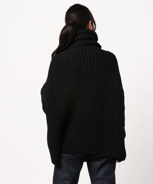 「James Charlotte」 タートルネックニット 36 ベージュ レディース_画像4