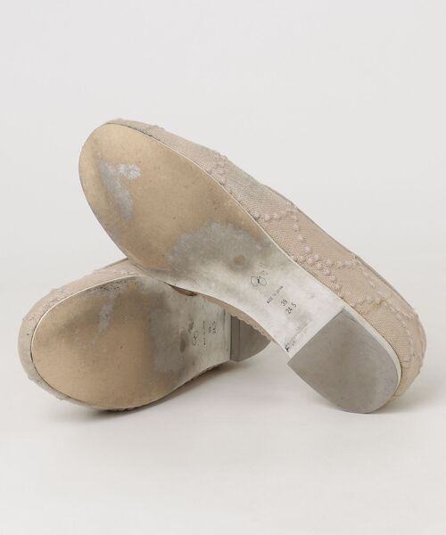 mina perhonen（ミナペルホネン） スリッポン 39 ブラウン レディース