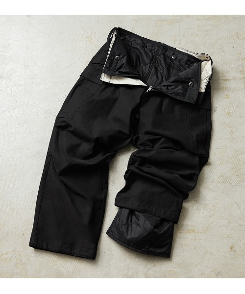 WAIPER.inc パンツ 米軍 M-65 フィールドパンツ キルティング ライナー