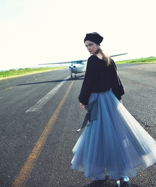 「LA BELLE ETUDE」 スカート 1 ホワイト レディース_画像4